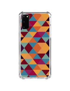 Samsung Galaxy S20 FE Case Aztec Triangle Orange - Eleaxart