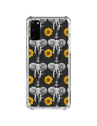 Coque Samsung Galaxy S20 FE Elephant Tournesol - Eleaxart