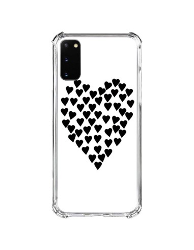 Cover Samsung Galaxy S20 FE Cuore nei cuori Nero - Project M