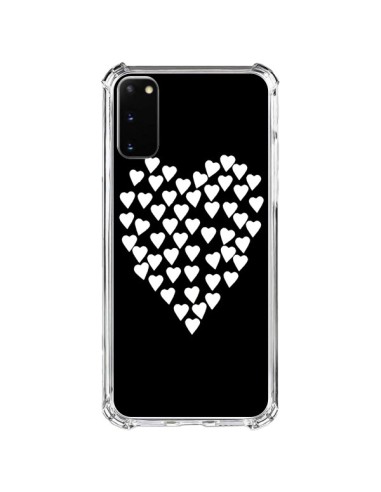 Samsung Galaxy S20 FE Case Heart in hearts White - Project M