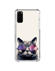 Cover Samsung Galaxy S20 FE Gatto con gli occhiali- Gusto NYC