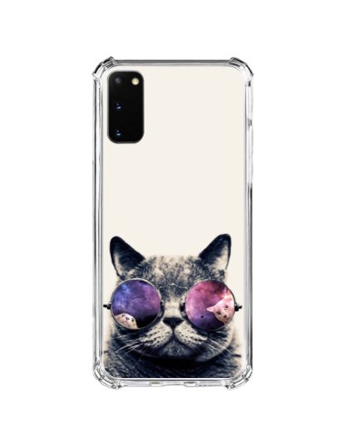 Samsung Galaxy S20 FE Case Cat with Glasses - Gusto NYC