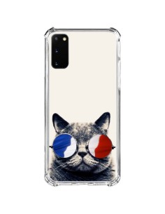 Cover Samsung Galaxy S20 FE Gatto con occhiali - Gusto NYC
