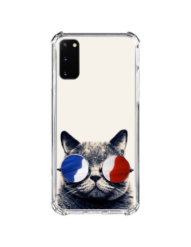 Samsung Galaxy S20 FE Case Cat with Glasses - Gusto NYC