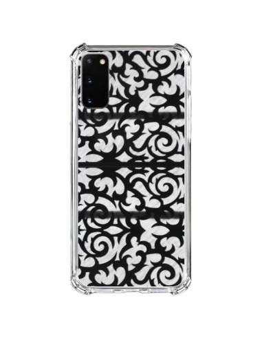 Samsung Galaxy S20 FE Case Abstract Black and White - Irene Sneddon