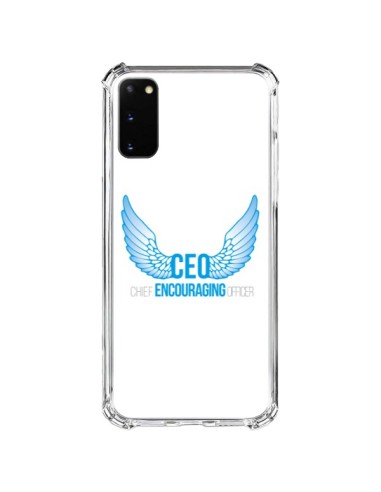 Coque Samsung Galaxy S20 FE CEO Chief Encouraging Officer Bleu - Shop Gasoline