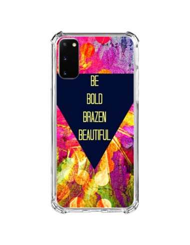 Coque Samsung Galaxy S20 FE Be Bold Brazen Beautiful - Ebi Emporium