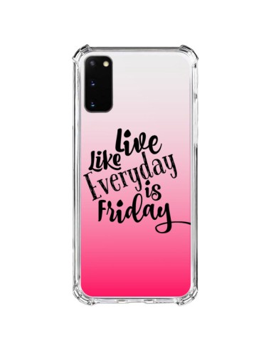 Coque Samsung Galaxy S20 FE Everyday Friday Vendredi Live Vis Transparente - Ebi Emporium