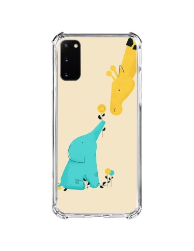 Samsung Galaxy S20 FE Case Elephant Baby Giraffe - Jay Fleck