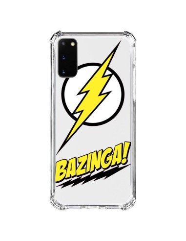 Cover Samsung Galaxy S20 FE Bazinga Sheldon The Big Bang Thoery Trasparente - Jonathan Perez