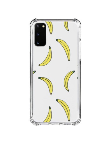 Coque Samsung Galaxy S20 FE Bananes Bananas Fruit Transparente - Dricia Do