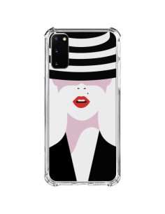 Cover Samsung Galaxy S20 FE Donna Cappello Trasparente - Dricia Do