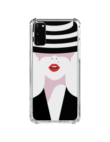 Coque Samsung Galaxy S20 FE Femme Chapeau Hat Lady Transparente - Dricia Do