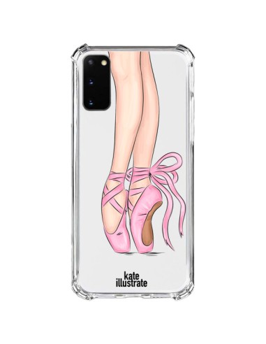 Coque Samsung Galaxy S20 FE Ballerina Ballerine Danse Transparente - kateillustrate