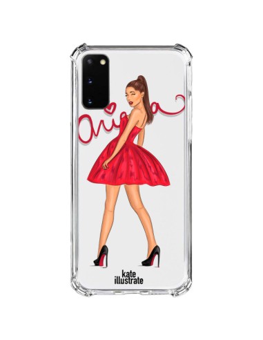 Coque Samsung Galaxy S20 FE Ariana Grande Chanteuse Singer Transparente - kateillustrate