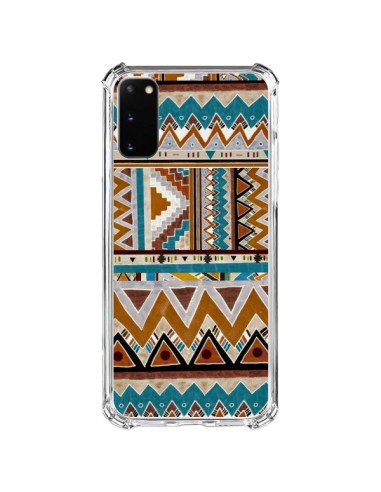 Cover Samsung Galaxy S20 FE Azteco Verde Marrone - Kris Tate