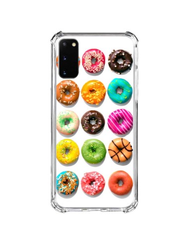 Coque Samsung Galaxy S20 FE Donuts Multicolore Chocolat Vanille - Laetitia