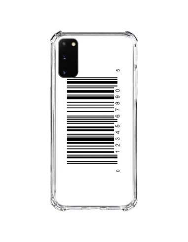 Samsung Galaxy S20 FE Case Barcode Black - Laetitia