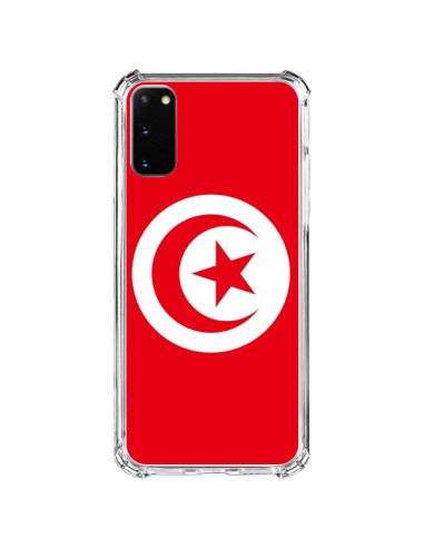 Coque Samsung Galaxy S20 FE Drapeau Tunisie Tunisien - Laetitia