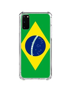 Cover Samsung Galaxy S20 FE Bandiera Brasile - Laetitia