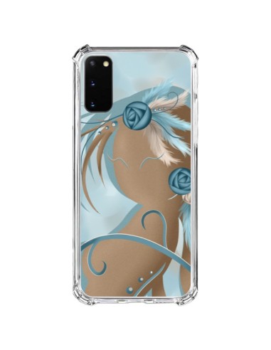 Cover Samsung Galaxy S20 FE Donna Piuma Zoey Woman Feather - LouJah