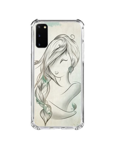 Cover Samsung Galaxy S20 FE Downwind Ragazza Vento - LouJah