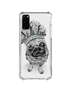 Coque Samsung Galaxy S20 FE Chien Roi Bulldog Indien Transparente - LouJah