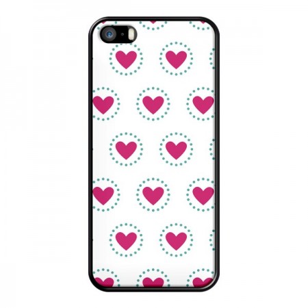 Coque Coeur Cercle pour iPhone 5 et 5S - Jonathan Perez Coque Coeur Cercle pour iPhone 5 et 5S - Jonathan Perez