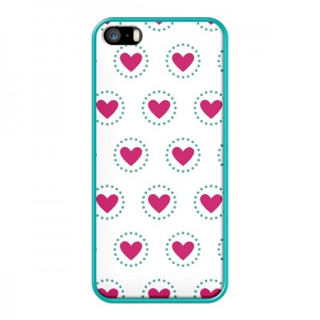 Coque Coeur Cercle pour iPhone 5 et 5S - Jonathan Perez Coque Coeur Cercle pour iPhone 5 et 5S - Jonathan Perez
