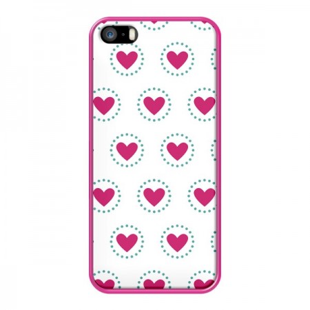Coque Coeur Cercle pour iPhone 5 et 5S - Jonathan Perez Coque Coeur Cercle pour iPhone 5 et 5S - Jonathan Perez