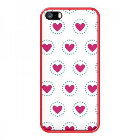 Coque Coeur Cercle pour iPhone 5 et 5S - Jonathan Perez Coque Coeur Cercle pour iPhone 5 et 5S - Jonathan Perez