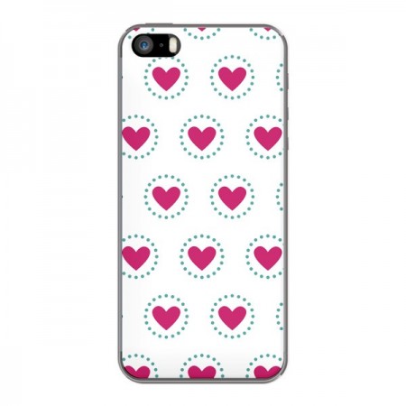 Coque Coeur Cercle pour iPhone 5 et 5S - Jonathan Perez Coque Coeur Cercle pour iPhone 5 et 5S - Jonathan Perez