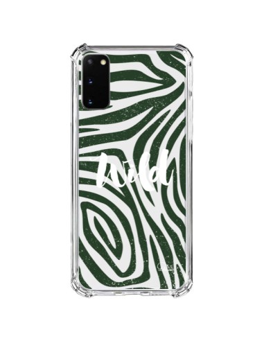 Coque Samsung Galaxy S20 FE Wild Zebre Jungle Transparente - Lolo Santo