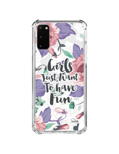 Samsung Galaxy S20 FE Case Girl Divertente Clear - Lolo Santo