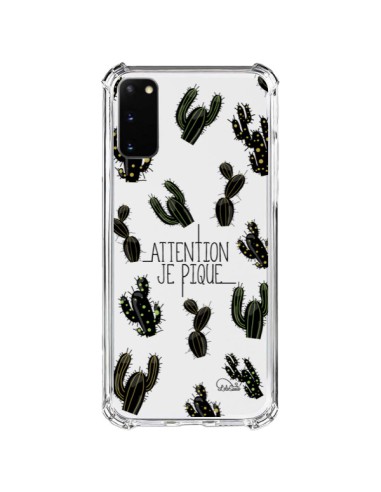 Coque Samsung Galaxy S20 FE Cactus Je Pique Transparente - Lolo Santo