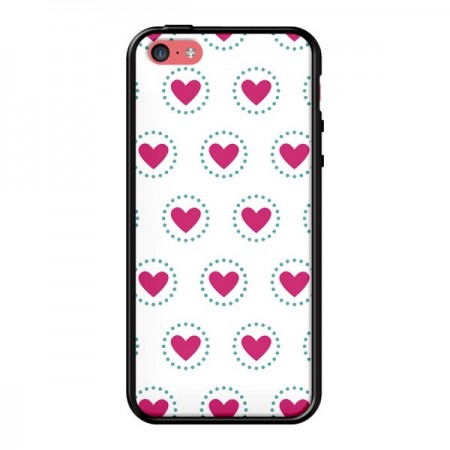 Coque Coeur Cercle pour iPhone 5C - Jonathan Perez Coque Coeur Cercle pour iPhone 5C - Jonathan Perez