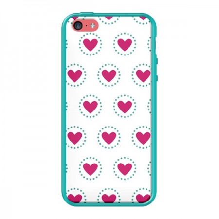 Coque Coeur Cercle pour iPhone 5C - Jonathan Perez Coque Coeur Cercle pour iPhone 5C - Jonathan Perez