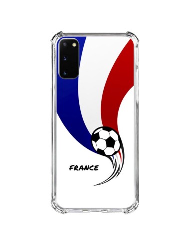 Cover Samsung Galaxy S20 FE Squadra Francia Ballon Football - Madotta