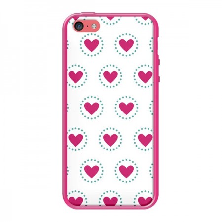 Coque Coeur Cercle pour iPhone 5C - Jonathan Perez Coque Coeur Cercle pour iPhone 5C - Jonathan Perez