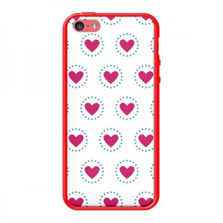 Coque Coeur Cercle pour iPhone 5C - Jonathan Perez Coque Coeur Cercle pour iPhone 5C - Jonathan Perez