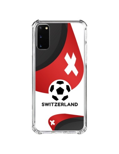 Cover Samsung Galaxy S20 FE Squadra Svizzera Football - Madotta