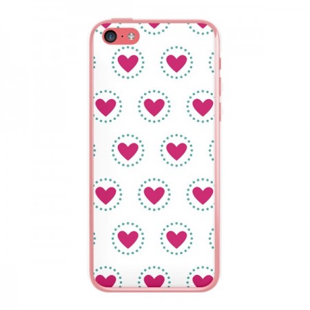 Coque Coeur Cercle pour iPhone 5C - Jonathan Perez Coque Coeur Cercle pour iPhone 5C - Jonathan Perez