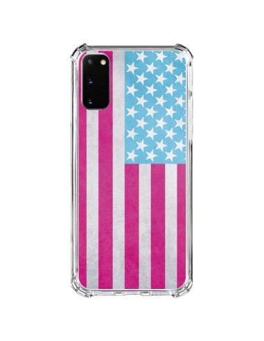 Coque Samsung Galaxy S20 FE Drapeau USA Vintage - Mary Nesrala