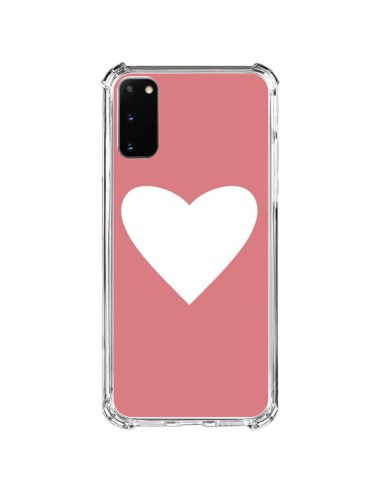 Cover Samsung Galaxy S20 FE Cuore Corallo - Mary Nesrala