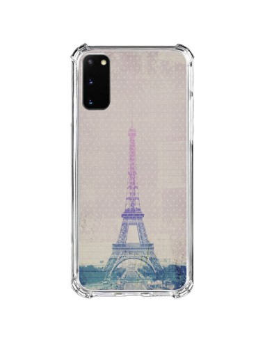 Coque Samsung Galaxy S20 FE I love Paris Tour Eiffel - Mary Nesrala