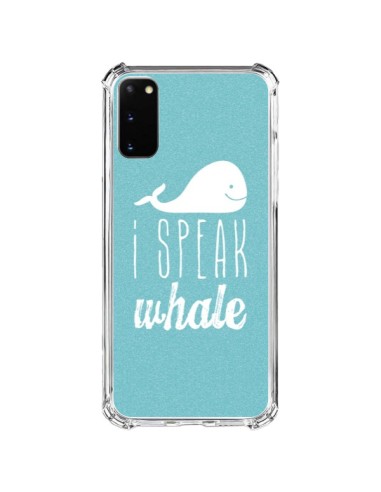Coque Samsung Galaxy S20 FE I Speak Whale Baleine - Mary Nesrala