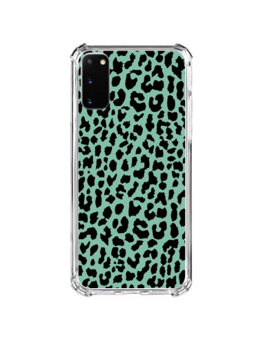 Coque Samsung Galaxy S20 FE Leopard Mint Vert Neon - Mary Nesrala