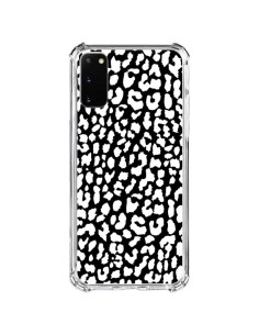 Coque Samsung Galaxy S20 FE Leopard Noir et Blanc - Mary Nesrala