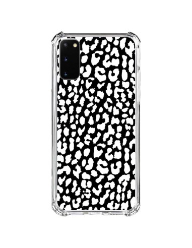 Coque Samsung Galaxy S20 FE Leopard Noir et Blanc - Mary Nesrala