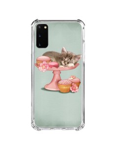 Coque Samsung Galaxy S20 FE Chaton Chat Kitten Cookies Cupcake - Maryline Cazenave